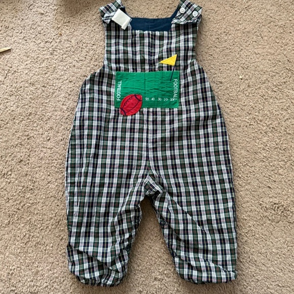 Bailey Boys Navy Blue Kids Jon Jon Reversible - Picture 5 of 5